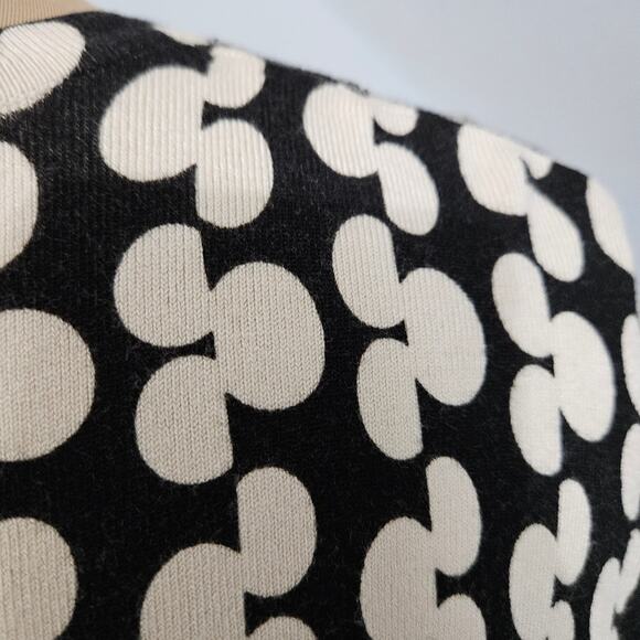 LouLou Cardigan Sweater Button Front Embellished Bling Rhinestone Old Money Vtg - Picture 4 of 13